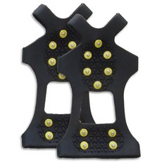 KSmall Reorderers TPE 彈性好冰爪 2p, 黑色的