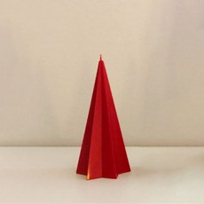 F5NATURE 크리스마스 오브제 스타콘 캔들 딥레드, 라튤립, 70g, 1개