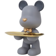 포케이 곰돌이 트레이 대, 그레이, 1개