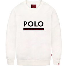 비버리힐스폴로클럽 얼베인 기모 맨투맨 티셔츠 CPM9T11