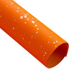 Maket Gamseong 金色珠光高級禮盒包裝紙, 10個, 橘色