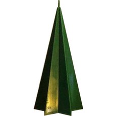 F5NATURE 크리스마스 오브제 스타콘캔들 딥그린, 산타마리아프리지아, 70g, 1개