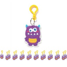 minhwashop 外星人寶石十字繡製作 UDPPT0071, 嘟嘟, 20個