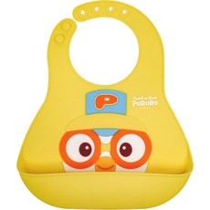 Peekaboo Pororo 嬰兒矽膠圍嘴, 混色, 1入