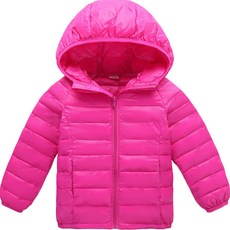 아동용 칼라풀 경량 패딩