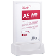 Ditri 壓克力展示架 白色 A5, 1個