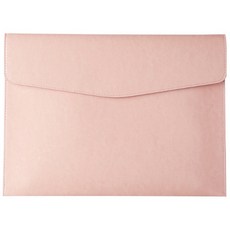 P31 가죽 파일케이스, 1개, 베이비핑크