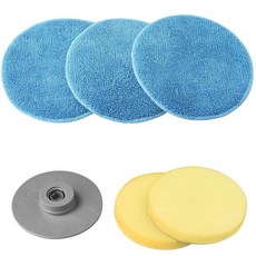 epeios 浴室清掃器黏貼板+海綿 2入+超細纖維頭替換 3入組 A0257BWUN0, 1套