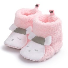 JOY MULTI 女童動物造型絨毛學步鞋