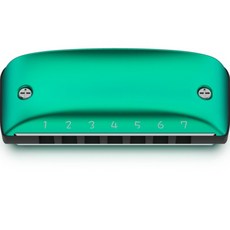 F調質感彩色口琴 鄉村調音, 15綠色, 單品