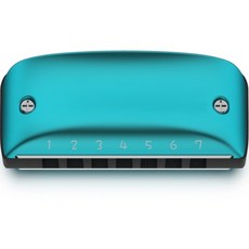 A調質感彩色口琴, 22 藍色, 單品