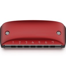 C調質感彩色口琴 鄉村調音, 單品, 13紅色