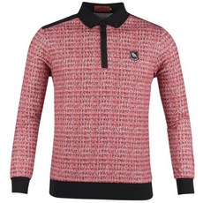 Yamaguchi Luxe Golf 男士隱藏式半拉鍊長袖高爾夫T恤 YG2A419