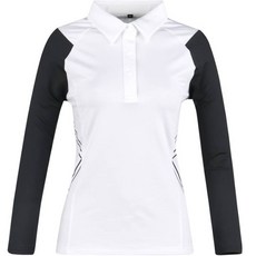 LUCEN 高爾夫女式搖擺弱拉絨長袖襯衫 BLU2A606W