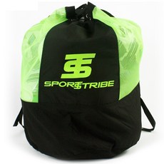 SPORTSTRIBE 足球包 12入 STBGS12G, 黑色 + 綠色, 12個