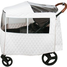 와우베이비 킨즈 웨건 방한커버, 아이보리, 1개