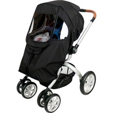 wowbaby 嬰兒推車防風罩, Black, 1入