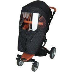 wowbaby 嬰兒推車保暖罩, Black, 1入