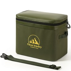 80LIFE露營感性旅行保冷袋 大型 JNH925, 卡其色, 20L