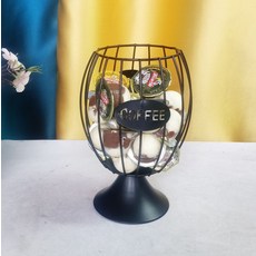 JNJ 高級款膠囊咖啡收納盒 中型, 黑色, 1個