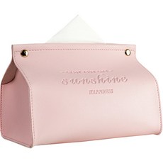 재니스토리 모던 사각 휴지 케이스, 핑크, 1개