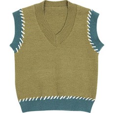 兒童款非常簡約針織背心 CCV71BNT32