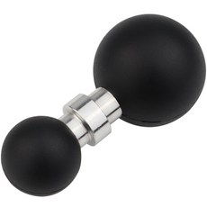 PARAGRAP 鋁製轉接雙球頭座 17mm 25mm, PB1725R, 1個