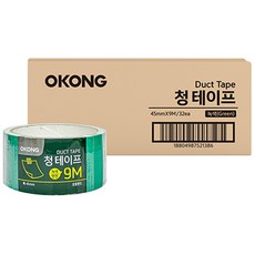 OKONG 青色膠帶 45mm x 9m, 32個