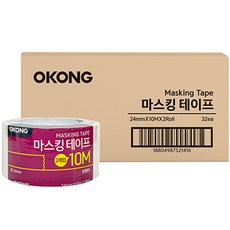 오공 마스킹 테이프 24mm x 10m 2p, 32개