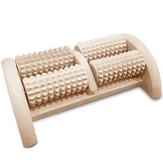 HINOKI ART 高級扁柏滾輪足部按摩器 2段, 混合色, 1個