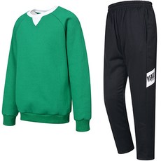 키스포 아동용 크로스 사이드 기모 상하의 세트