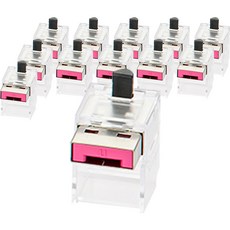 스마트키퍼 랜케이블락 12p 핑크, 1개