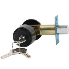 Algor Deadbolt圓形 黑色, 1個