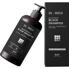 黑色染髮洗髮精, 500ml, 1個
