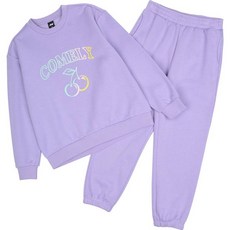 JCB 櫻桃格子染色大學T慢跑褲運動上下套裝 R741