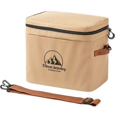 80LIFE露營感性旅行保冷保冷袋 大型 JNH925, 米色, 20L