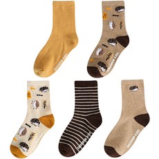 Shopen Kids 男童圖案襪 HPKL8DA93Z 5 雙裝