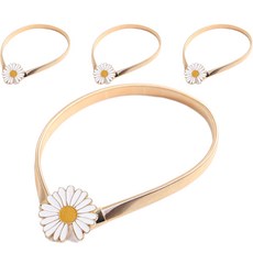 Marvel In Home 窗簾綁帶磁扣, 雛菊(金色), 4個