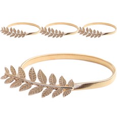 Marvel In Home 窗簾綁帶磁扣, 葉子(金色), 4個