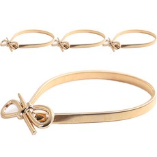 Marvel In Home 窗簾綁帶磁扣, 蝴蝶結(金色), 4個