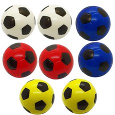 YT Zone 軟Q足球 4款 x 2入組, 紅色, 藍色, 白色, 黃色