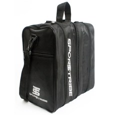Sports Tribe 3層鞋袋, 1個, 黑色