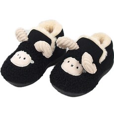 BEBEMARU 兒童毛絨羊造型鞋 9816
