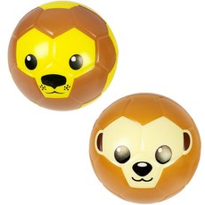 YT Zone動物海綿球 2種組, 獅子、猴子