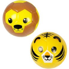 YT Zone動物海綿球 2種組, 獅子，老虎