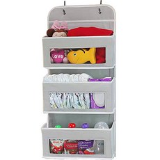 Reorderers門掛式尿布收納箱 3層, 灰色