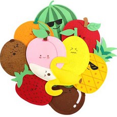 moms board 水果造型磁鐵, 1個, 10片