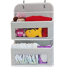 Reorderers門掛式尿布收納箱 2層, 灰色