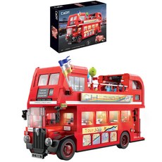 Cada London Vintage Tour Bus Block 兼容, 混合顏色