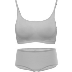 솔레일 ELIFE 여아용 학생 모달 노와이어 브라 심리스 무봉제 삼각팬티 세트